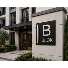 Hedef Hediyelik Vip Pleksi Harf Site - Apartman Site Bina Blok Yönlendirme Numaraları Kişiye Özel Üretim