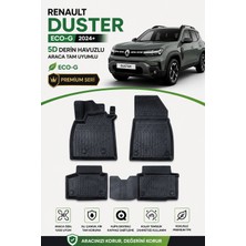 Solveks Renault  Duster Eco G 2024- Oto Paspas 5d Derin Havuzlu Araca Tam Uyumlu Premium Seri