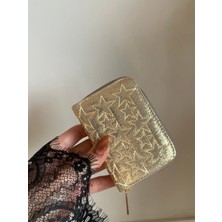 Laletto Bags Kadın Star Dikişli Küçük Boy Parlak Cüzdan