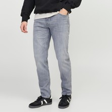 Jack & Jones Erkek Tapered Fit Orta Bel Jean - Mike