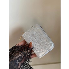 Laletto Bags Kadın Star Dikişli Küçük Boy Parlak Cüzdan