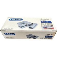 Lacco Tel Zımba - Küçük Boy No:10 - Zımba Teli - 1000 Adetlik 10 Kutu