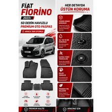 Solveks Fiat Fiorino 2023- Oto Paspas 5d Derin Havuzlu Araca Tam Uyumlu Premium Seri