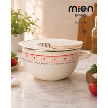MİEN Cutie 24 cm Emaye Rendeli Karıştırma Kabı