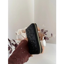 Laletto Bags Kadın Star Dikişli Orta Boy Parlak Cüzdan
