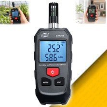 Sevgift Dijital Ortam Sıcaklık ve Nem Ölçer | El Tipi Termometre Higrometre | GT1368