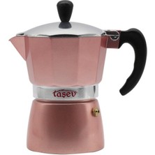 Bambum Taşev Mopink 6 Fincan Moka Pot