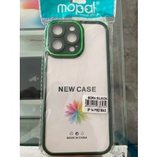 Mopal Apple iPhone 14 Pro Renkli Şeffaf Silikon Kılıf
