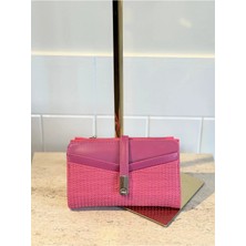 Laletto Bags Kadın Hasır Dokulu Suni Deri Cüzdan