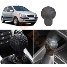 Oto h.i.t. Hyundai Getz Manuel Uyumlu Vites Kılıfı Masajlı Mat Siyah
