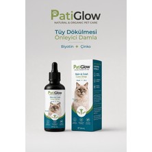 Pati Glow Tüy Dökülmesi Önleyici Tüy Sağlığını Destekleyici Damla Kediler Için Biotin Sağlığı Damla 50ML