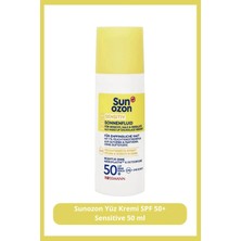 Sunozon Yüz Kremi Spf 50+ Sensitive 50 ml
