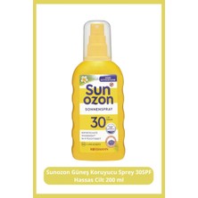 Sunozon Güneş Koruyucu Sprey Spf 30 Hassas Cilt 200 ml