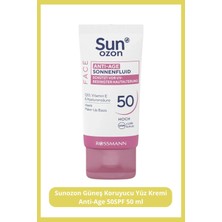 Sunozon Güneş Koruyucu Yüz Kremi Anti-Age Spf 50 50 Ml