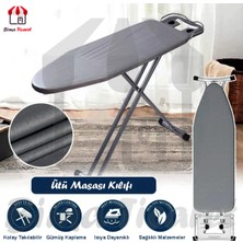 Premini Yapışmaz Keçeli Pamuk Ütü Masası Kılıfı 50X140 Cm, Yanmaz Koruma