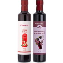 Mor Aronya Konsantresi ve Dosewell Elma Sirkesi 2'li Paket 2x500 ml