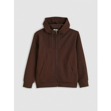 Lc Waikiki Yeni Sezon Kapüşonlu Erkek Fermuarlı Sweatshirt