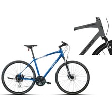 Carraro Sportıve 225 Erkek Şehir Bisikleti 508H Hd 28 Jant 24 Vites Mat Antrasit Siyah Kırmızı