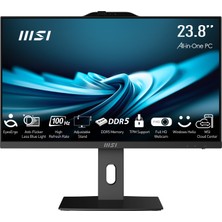 MSI PRO AP242P 14M-649XEU Intel Core i5 14400 16GB 512GB SSD Freedos Siyah 23.8" All In One Bilgisayar