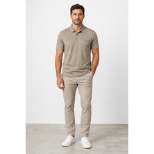 Bihan Store Polo Yaka Cepli Tşhırt Herman 1395-BEJ