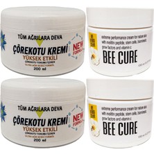 Fırfır Moda Çörek Otu Kremi White Box 2 Adet 200 ml + 2 Adet Beecure Krem 150 ml / Krem Seti