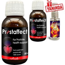 Fırfır Moda Prostaffect 50 ml Şurup Erkeklerin Özel Durumlarına Çok Özel Içecek Form 2 Adet + Lustra Masaj Yağı