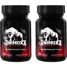 Fırfır Moda Rhinoxx 2 Adet Erkeklere Yeni Deneyimler 30LU Sexdestekleyicili Formül