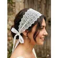 Mufin Collection Dantel Kuşak / Saç Bandı – Bohem Vintage Bağcıklı Aksesuar