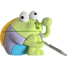 Kılıf Benim Airpods Pro 3. Nesil Uyumlu Çirkin Balık Sevimli Karakter Silikon Koruma Kılıf ( 2025 )