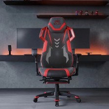 Ryze Techno-Cool Oyuncu Koltuğu - Rgb - Siyah/kırmızı 74X119-129X51 cm