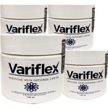 Fırfır Moda Variflex 150 ml Varicosel Cream Büyük Boy Bacaklara Krem 4 Adet