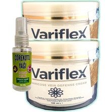 Fırfır Moda Variflex Leg : 2 Adet Bacak Bakım Kremi 100 ml + Çörek Otu Yağı Yağı 30 ml