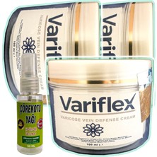 Fırfır Moda Variflex Leg : 3 Adet Bacak Bakım Kremi 100 ml + Çörek Otu Yağı Yağı 30 ml