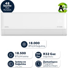 Kumtel Hinoki KMSAC-18 18.000 Btu  A++ Inverter Duvar Tipi Split Klima (Montaj Dahil)