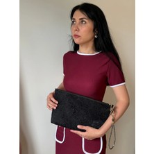 Laletto Bags Kadın Güpürlü Portföy Çanta