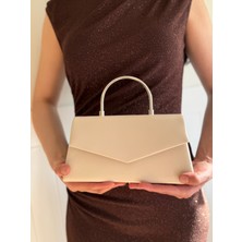 Laletto Bags Kadın Gümüş Kol Detaylı Mektup Kapaklı Abiye & Davet Çantası