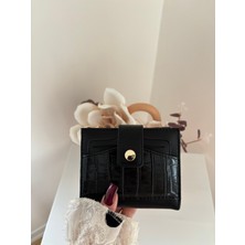 Laletto Bags Kadın Ayrılabilir Kartlık Detaylı Suni Deri Cüzdan