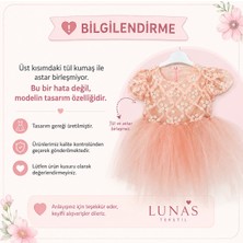 Papatyalı Tüllü Kabarık Elbise
