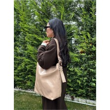 Laletto Bags Kadın Melisa Model Gümüş Kemer Detaylı Salaş Omuz Çantası