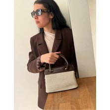 Laletto Bags Kadın Vera Model Hasır Dokulu Ayarlanabilir Askılı El & Omuz Çantası