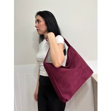 Laletto Bags Kadın Fulya Model Salaş Süet Omuz Çantası