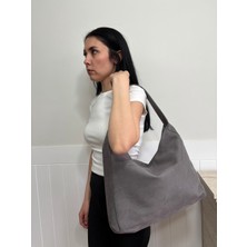 Laletto Bags Kadın Fulya Model Salaş Süet Omuz Çantası