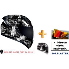 Shiro Shıro 5073 S07 Kask FF-667 Blaster Funky Sv L 5960