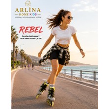Arlina Home Kids Yetişkin Rebel Paten Gri 38-41