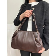 Laletto Bags Kadın Nilüfer Model Büzgü Detaylı Suni Deri Omuz Çantası
