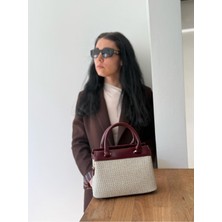 Laletto Bags Kadın Vera Model Hasır Dokulu Ayarlanabilir Askılı El & Omuz Çantası