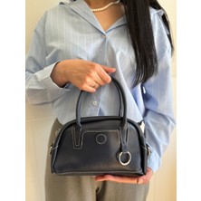 Laletto Bags Kadın Alin Model Gümüş Halka Detaylı El & Omuz Çantası