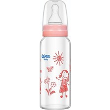 Bezos Pembe Isıya Dayanıklı Cam Biberon 180 ml 771
