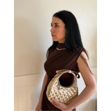 Laletto Bags Kadın Parla Model Fiyonk Askı Detaylı El & Omuz Çantası