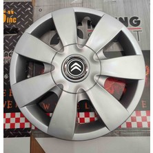 Yk 14 Inç Citroen C-Elysee / C1 / C2 / C3 / Berlingo / Xsara Uyumlu Jant Kapağı 4'lü Takım Amblem Hediyeli